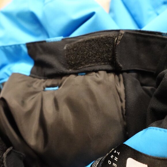 Quiksilver snow pants girl's 14 blue adjustable inner straps pre owned - Picture 15 of 15